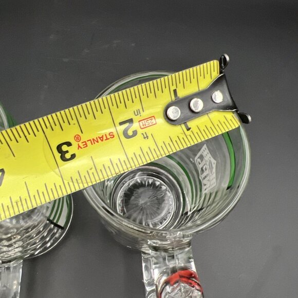 Set Of 2 Vintage New York Jets Handled Heavy Glass Beer Mugs Libby NFL 1980s - Picture 6 of 12